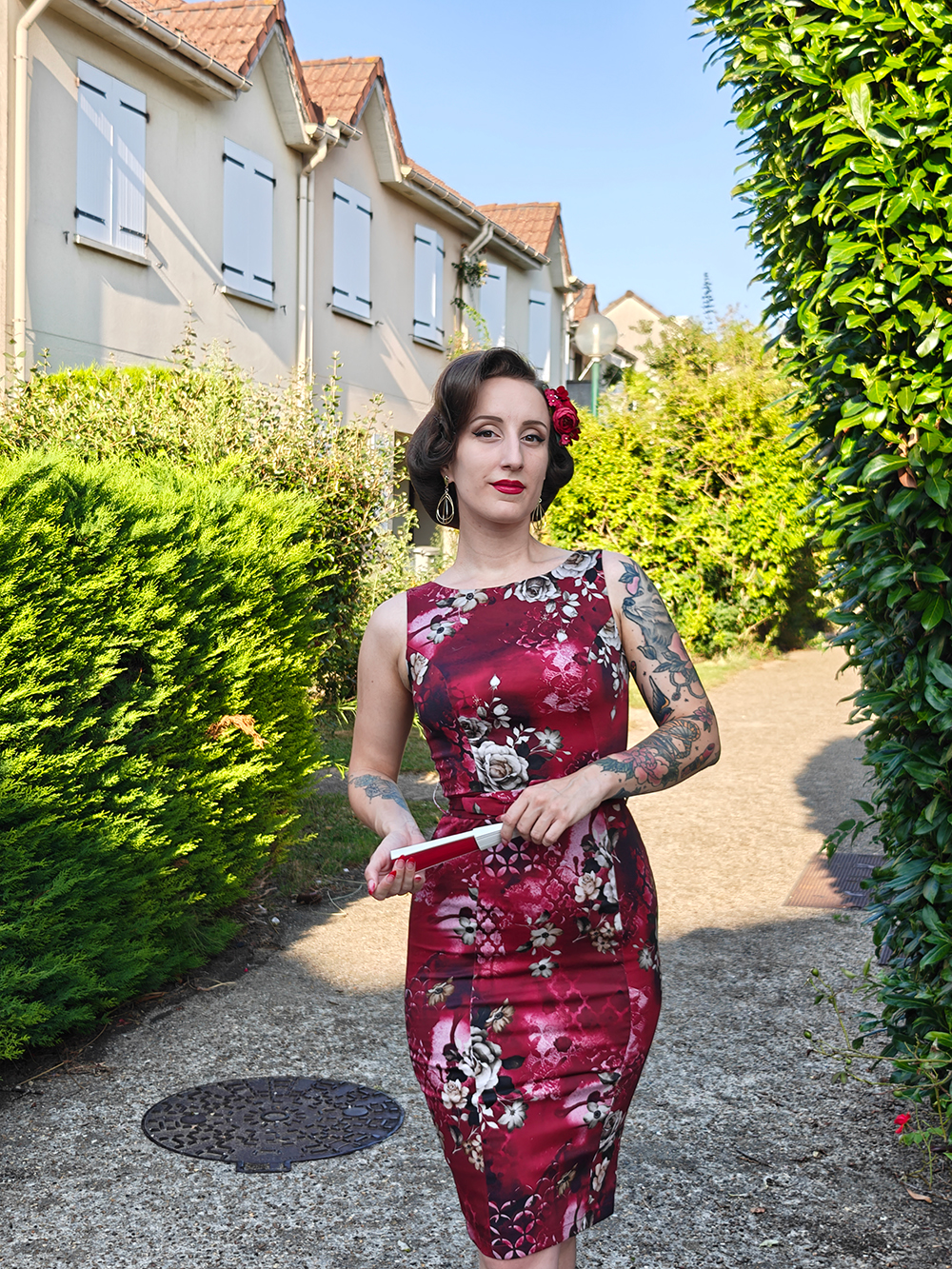 Liliana Floral Wiggle Dress